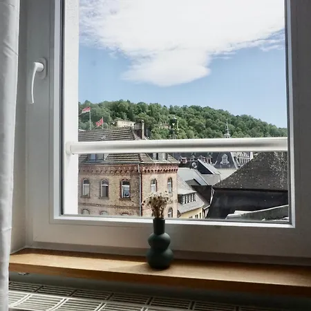 Stylisches Fuer 2 Personen In Historischem Fachwerkhaus 4 Etage Mit Blick Auf Stadt & Festung Apartmán Koblenc
