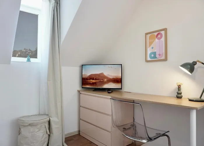 Stylisches Fuer 2 Personen In Historischem Fachwerkhaus 4 Etage Mit Blick Auf Stadt & Festung